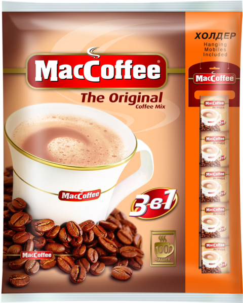 Напиток кофейный растворимый MACCOFFEE 3в1